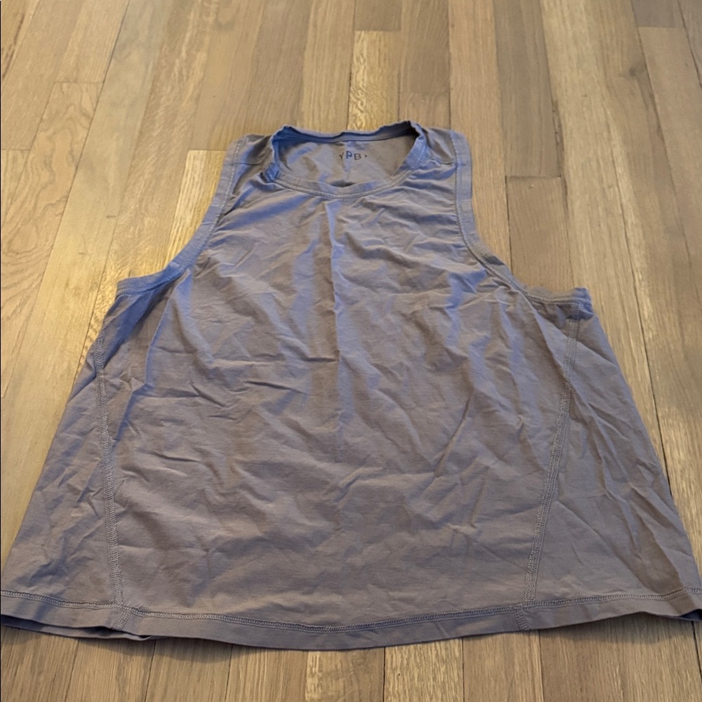 YPB White Athletic Tank